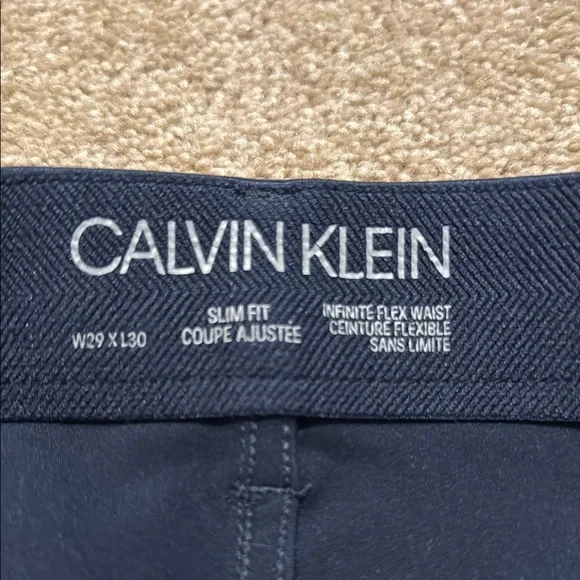 Calvin Klein Navy Pants - Picture 2 of 4
